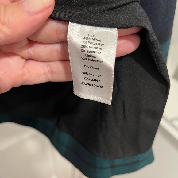 NWT Talbots plaid jacket with velvet trim - Picture 10 of 10